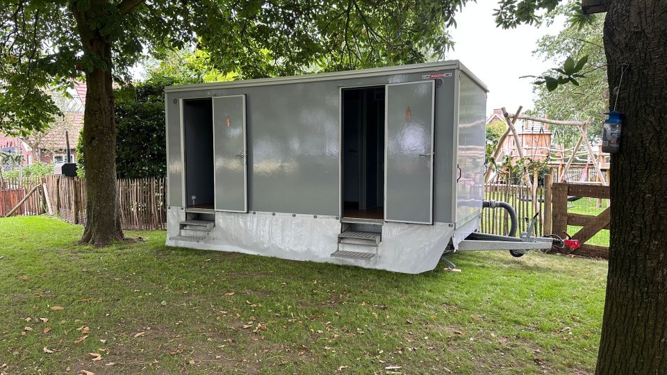 Luxe toiletwagen België.
