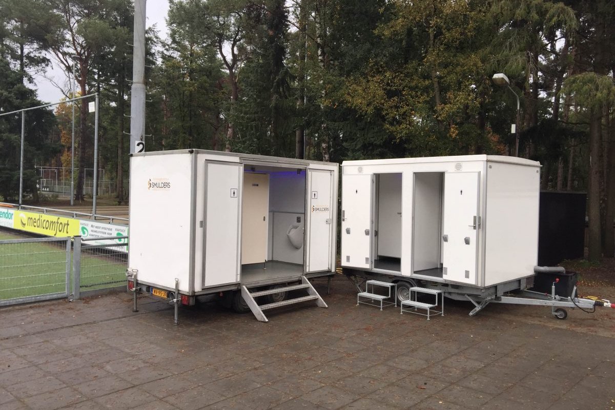 Toiletwagen Type A bij evenement in Tilburg