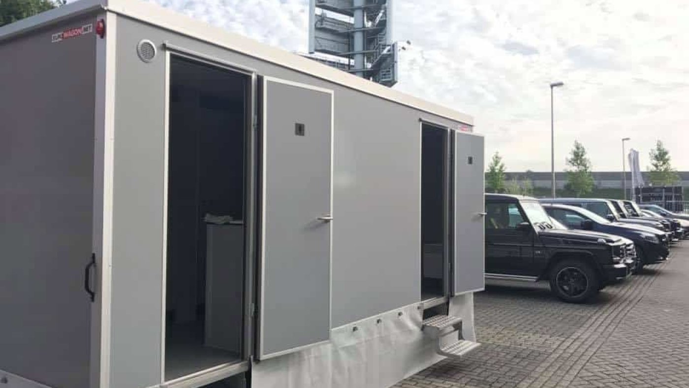 Toiletwagen tegen corona virus