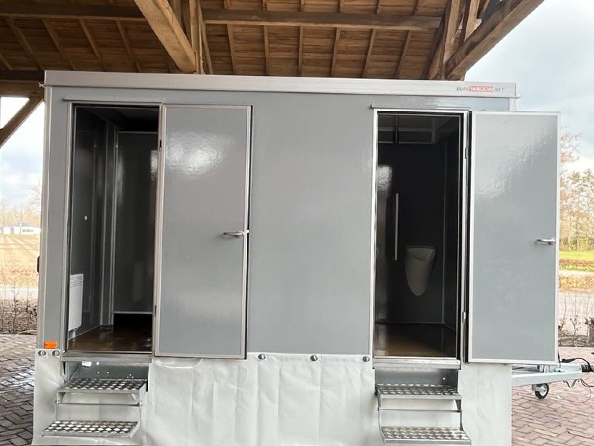 Toiletwagen Grey Edition A buitenkant