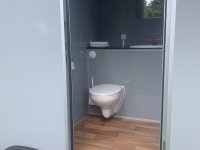 Mini toiletwagen hout interieur