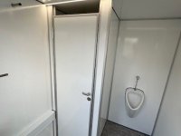 Toiletwagen Type A wit, buitenkant