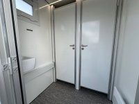 Toiletwagen Type A wit, interieur herentoilet
