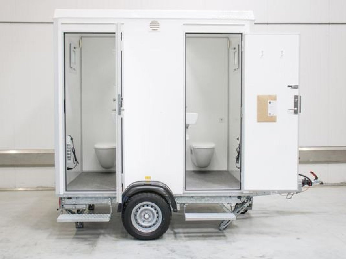 Vacuüm toiletwagen zonder aan- en afvoer, buitenkant