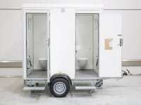 Vacuüm toiletwagen zonder aan- en afvoer, buitenkant